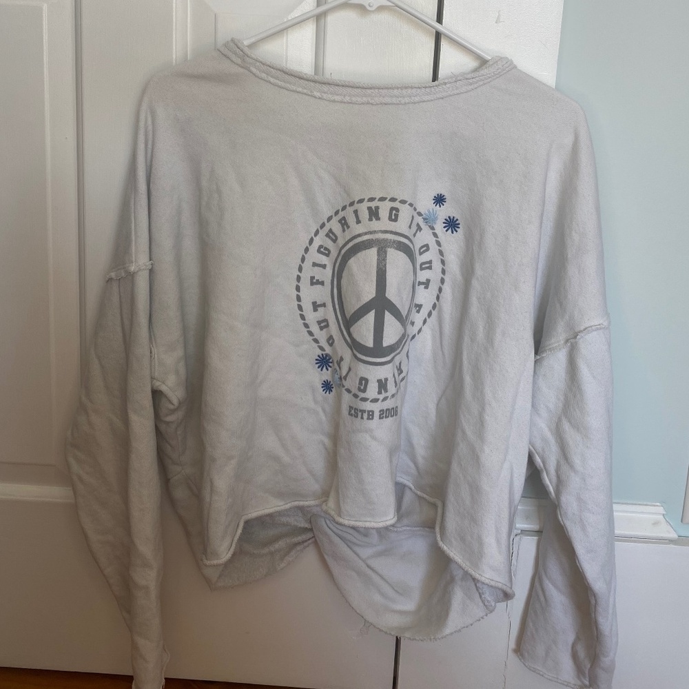 Aerie Open Back - Figuring it Out with Peace Sign